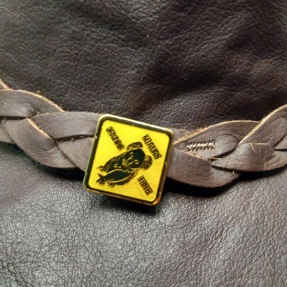 Barmah Aussie Sundowner Kangaroo Leather Waterproof Brown 12 1/2 in x 12 in Hat - Picture 9 of 12